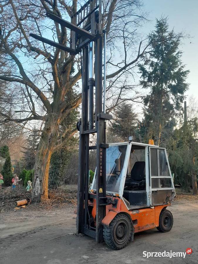 wózek widłowy Dantruck 4500 udźwigu gaz Płock sprzedam