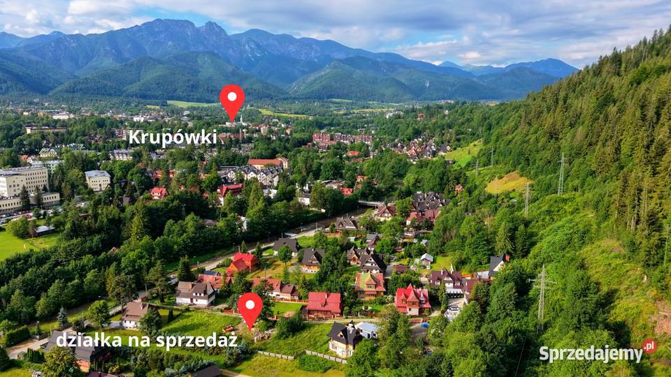 Działka budowlana Zakoapne Sprzedaż Zakopane