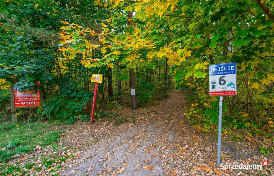 Działka morzem w Jarosławcu piaszczystej plaży 12.5m Jarosławiec