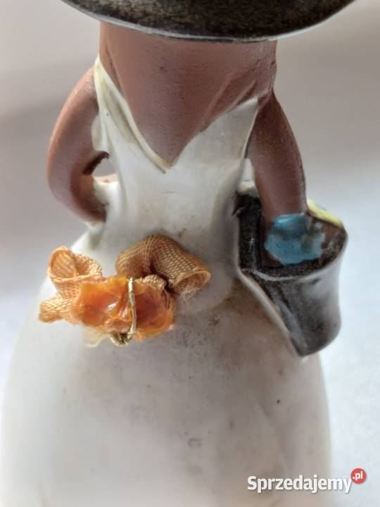 Piękny zabytkowy gliniany dzwonek dziewczyna w Kraków