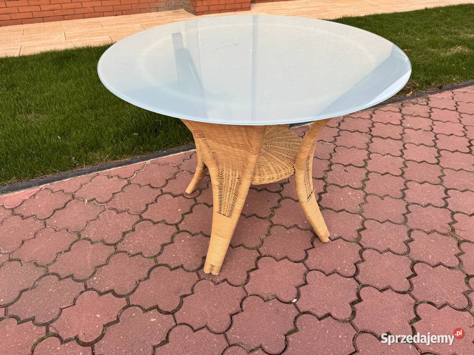 Krzesła rattanowe fotele do stołu rattan ogród Garwolin sprzedam