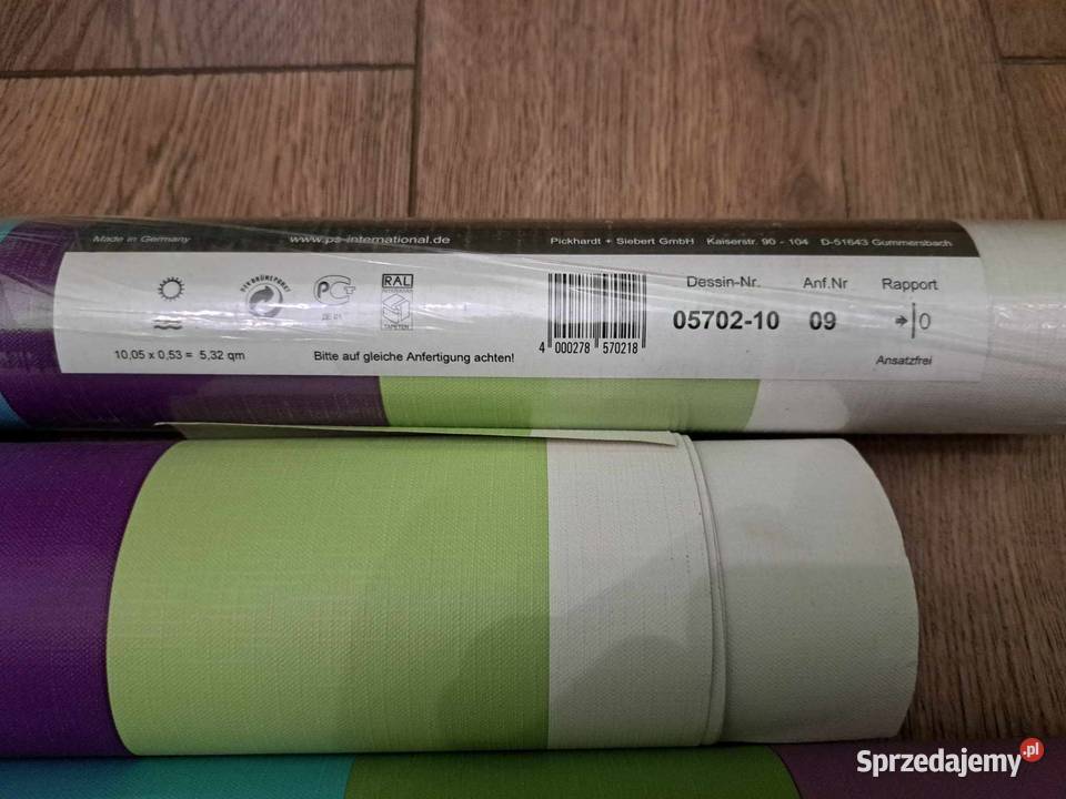 Tapeta w kolorowe pasy paski 1 Złotniki Kujawskie