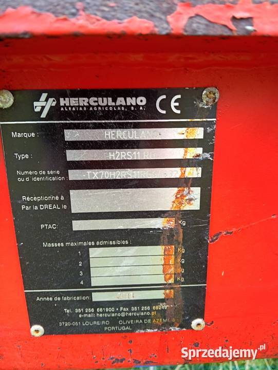 Rozrzutnik Herculano 10T Nawożenie Garwolin
