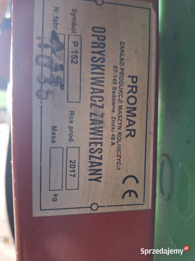 Opryskiwacz 400l Promar mało używany Augustów