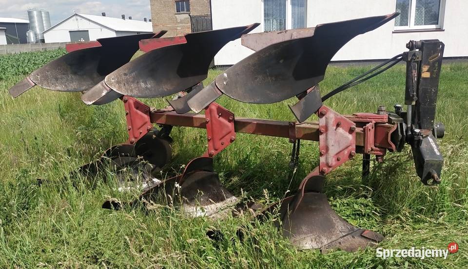 Pług kverneland 3 skibowy obrotowy nieuszkodzony Pługi wielkopolskie Zamysłowo