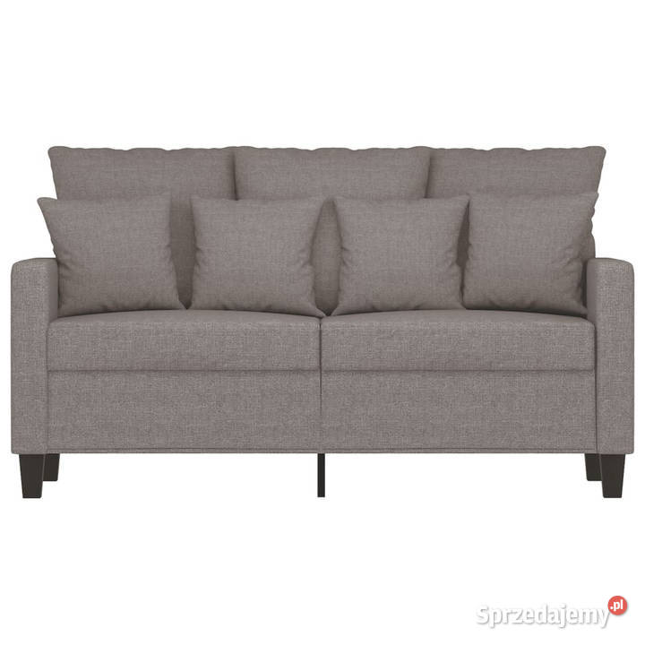 Sofa 2osobowa kolor taupe 120 tapicerowana