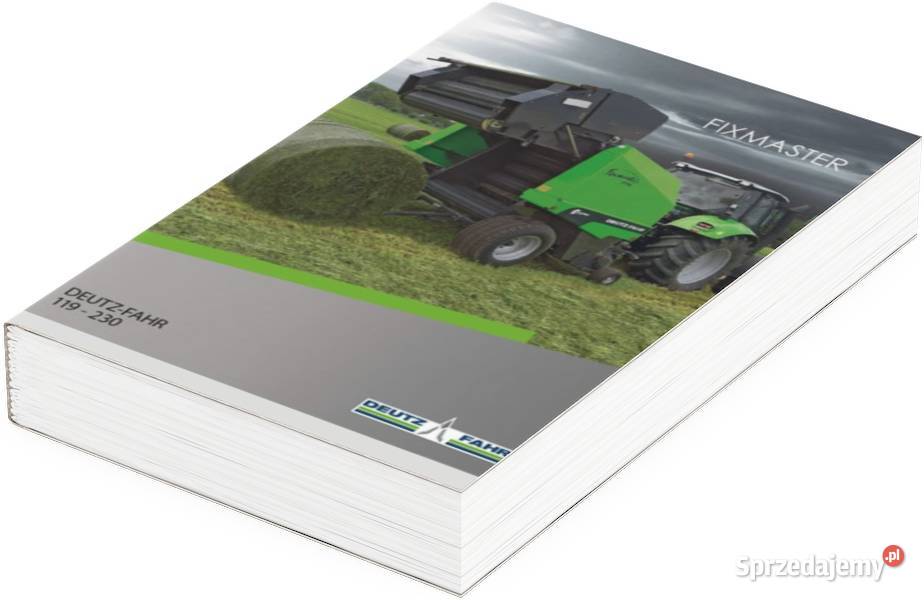 Deutz Fahr M 3640 M3640 Instrukcja katalog wielkopolskie Szamotuły