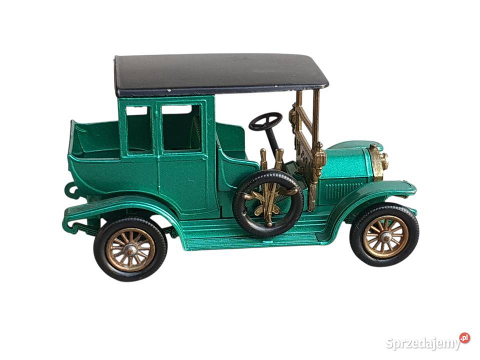 Stary kolekcjonerski model Matchbox Y3 1910 Benz śląskie Cieszyn