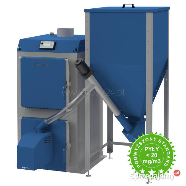 Piec na pellet PellPal 24 kW Sterownik LCD 5 Pleszew sprzedam