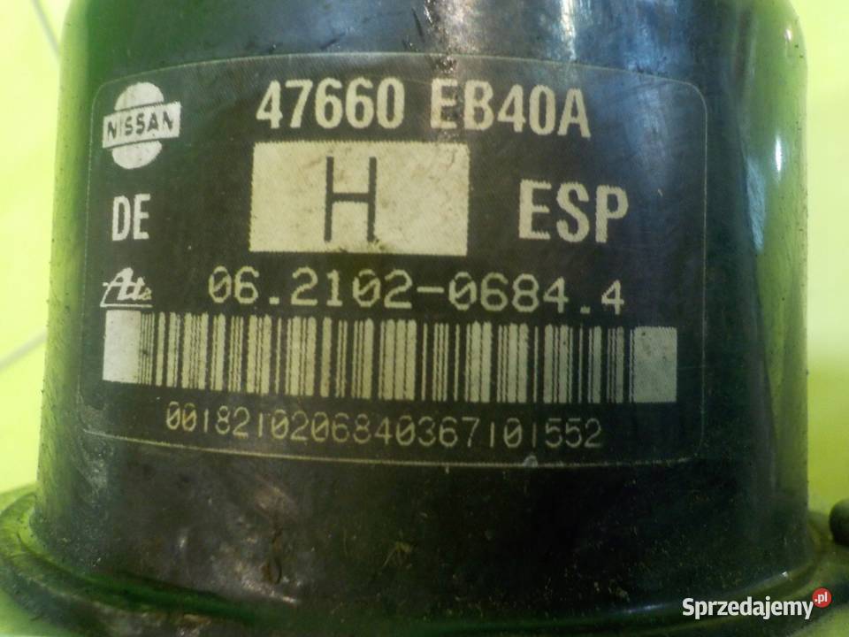 NISSAN PATHFINDER 25 DCI 07r 5D pompa ABS osobowe Pompy hamulcowe mazowieckie Suków