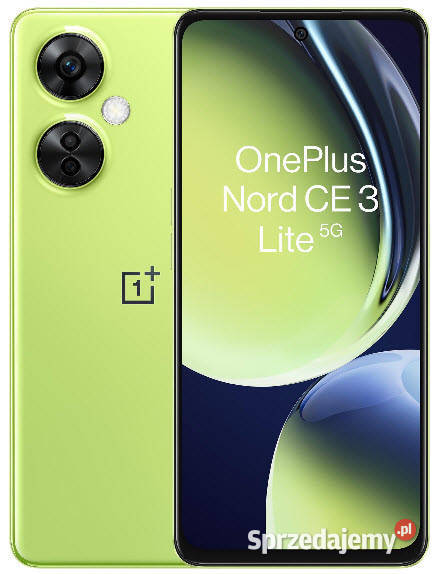 OnePlus Nord CE 3 Lite 5G 8/128 DS Zielony [NOWY, GWARANCJA]