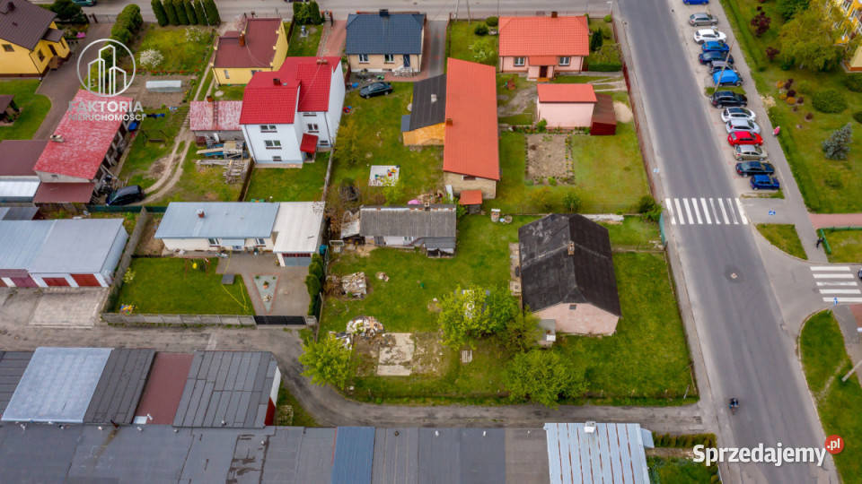 Dom wolnostojący 7738m2 Biała Podlaska Orzechowa asfalt