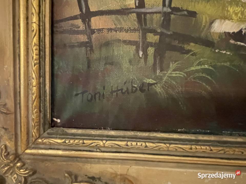 Pejzaż obraz olejny malowany na płótnie Legnica