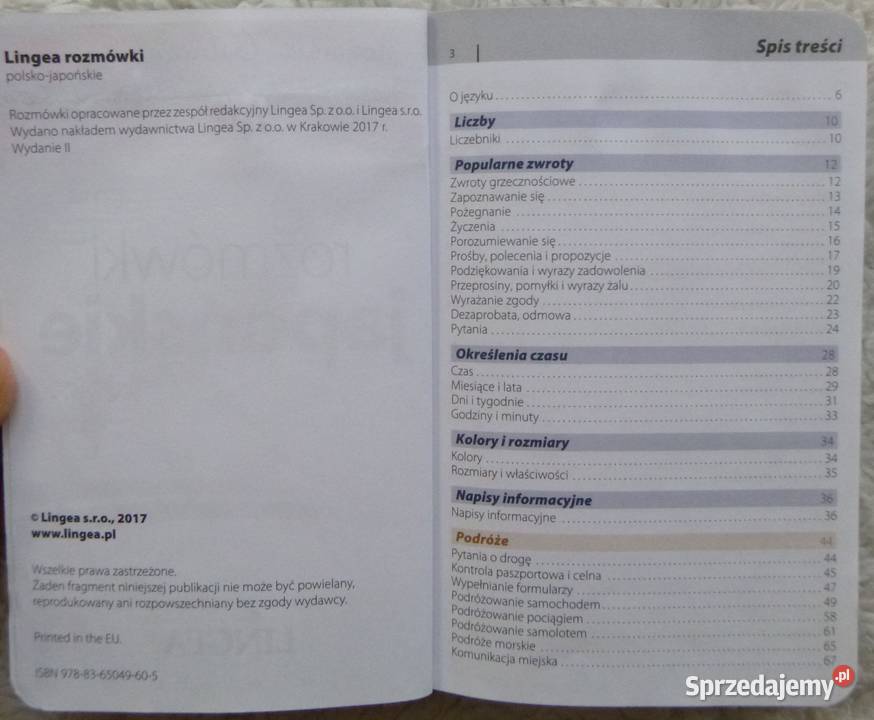Rozmówki japońskie ze słownikiem i gramatyką mazowieckie Warszawa sprzedam