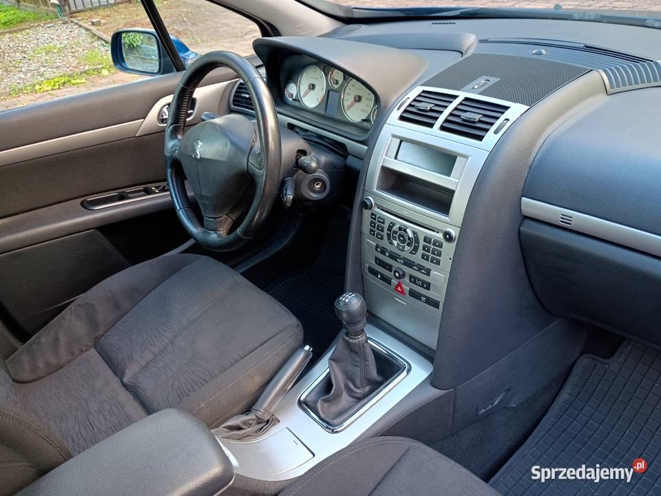 ŁADNY PEUGEOT 407 diesel 16 Rok produkcji 2006 Ruda Śląska