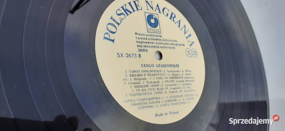 Tango Apaszowskie winyl vintage pamiątka PRL Tuszkowo