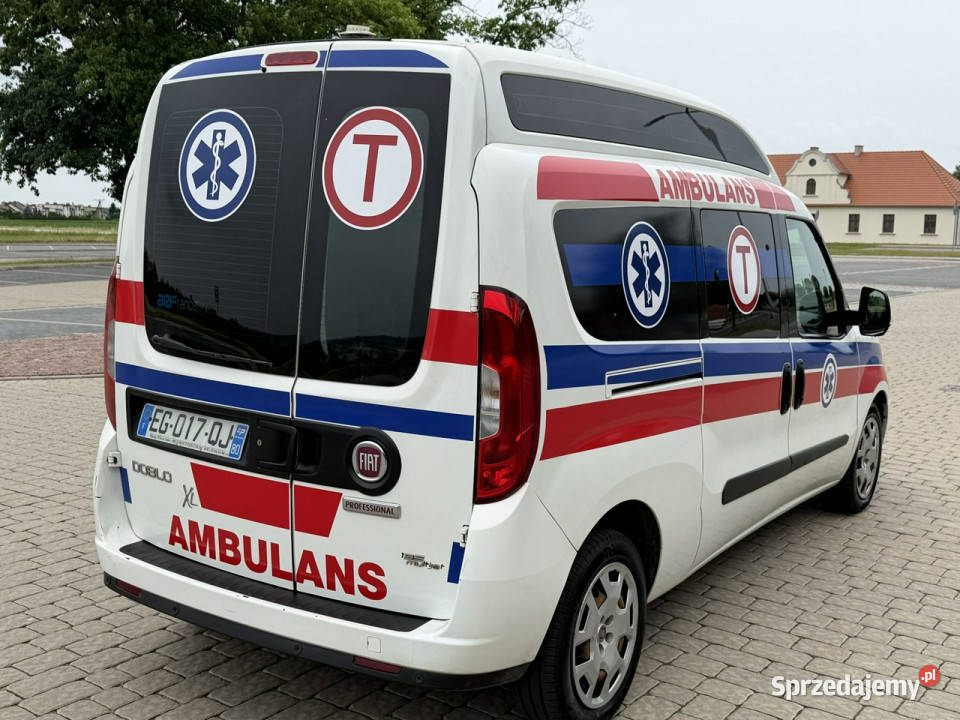 ambulansy Fiat Doblo Fiat Doblo 2016 Ambulans komputer pokładowy Gostyń