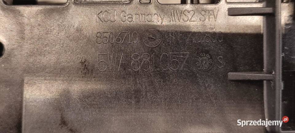 VW TAYRON REGULACJA GŁĘBOKOŚCI FOTELA 5WA881057