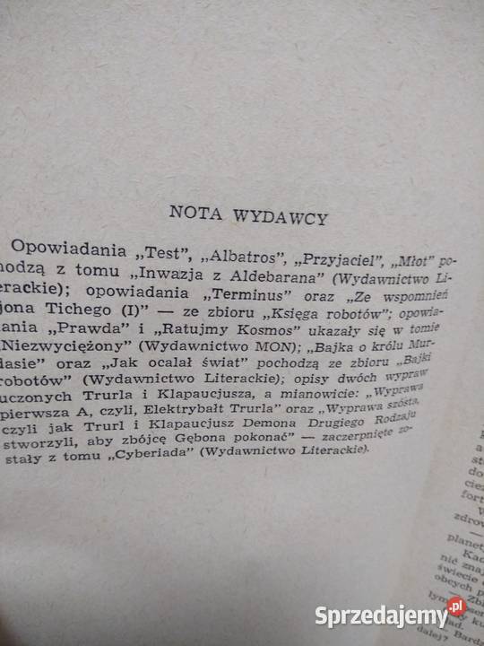 Lem Ratujmy kosmos książki outlet używane