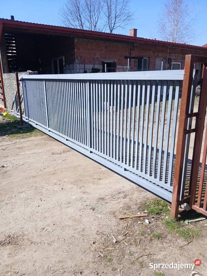 Brama przesuwna wjazdowa bramka kpl Staniszewskie