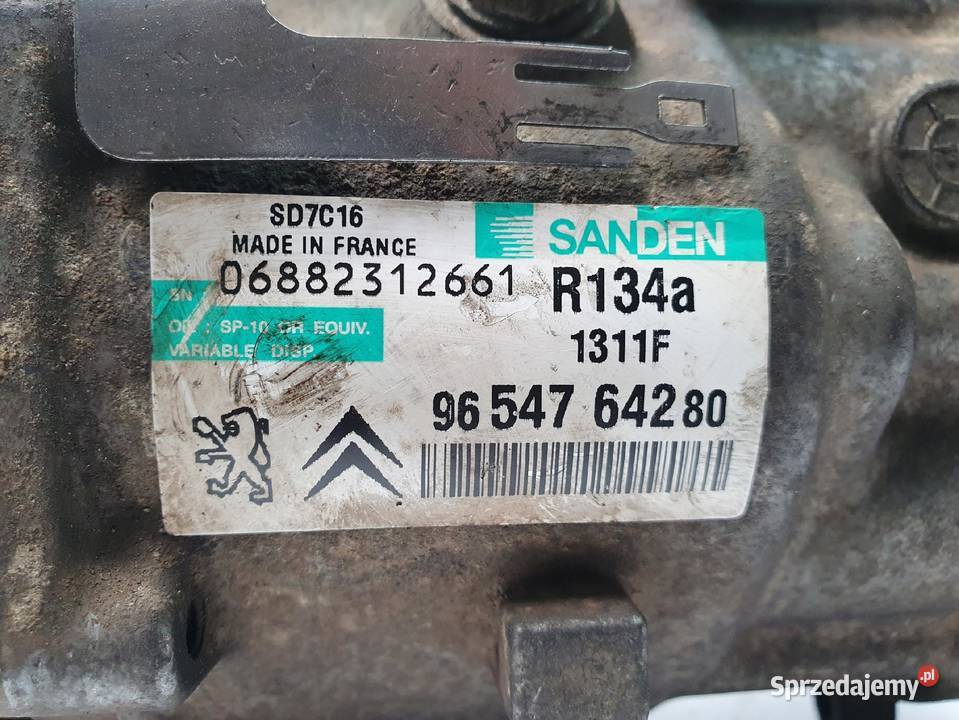 SPRĘŻARKA KLIMATYZACJI Peugeot 407 Citroen C5 sprzedam