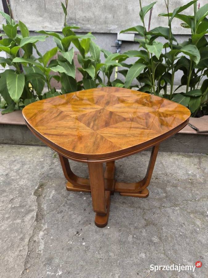Stary stolik kawowy w stylu Art Deco antyk Sękocin Nowy