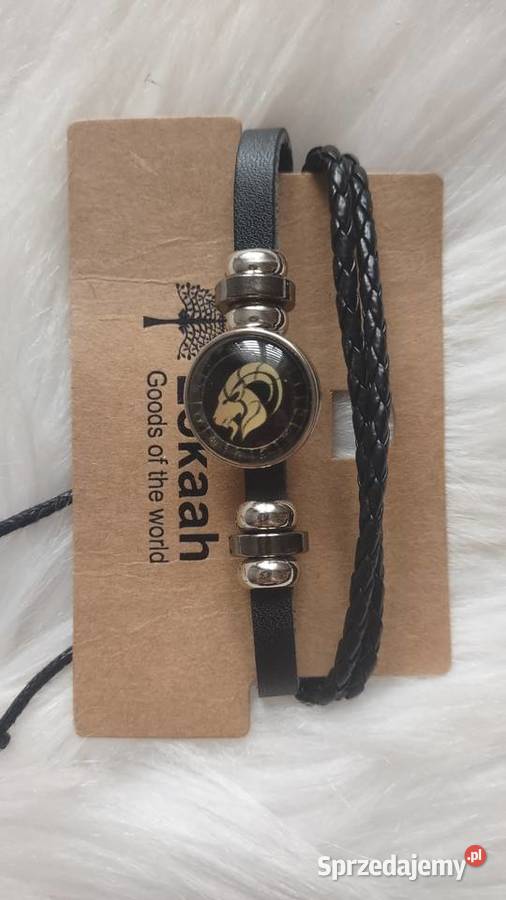 Pleciona bransoletka ze znakiem zodiaku małopolskie