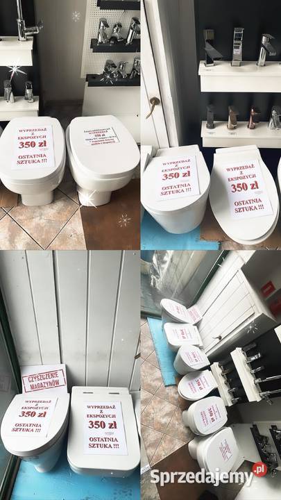 Miski WC WYPRZEDAŻ biały Akcesoria łazienkowe Żyrardów