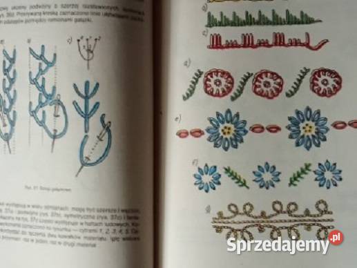 Haft reczny Haft kaszubski aplikacje haft rękodzieło, biżuteria, szycie Łódź