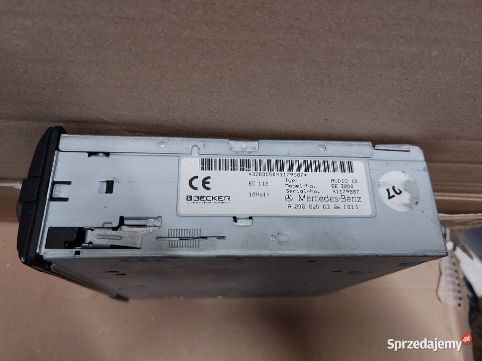 Radio Mercedes Benz Audio 10 kaseta Fabryczne