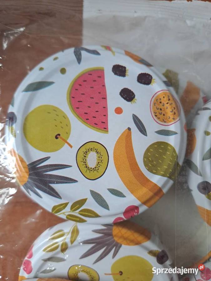 10 zakrętka do słoika owoce Zakrętki Zestaw Warszawa