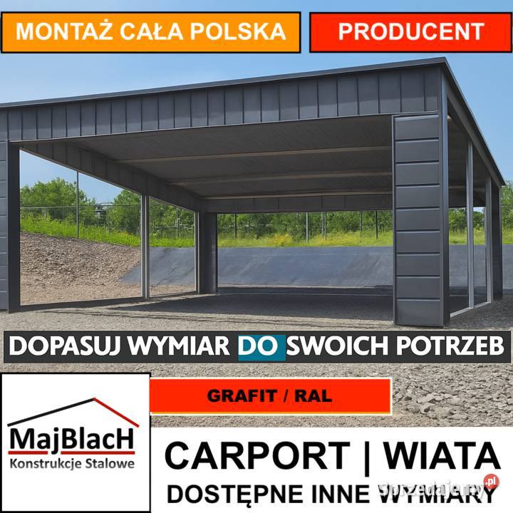 Garaż Blaszany ALTANA CAROPORT na pojazd Pisz sprzedam