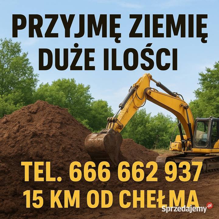 Przyjmę ziemię każdą ilość Chełm