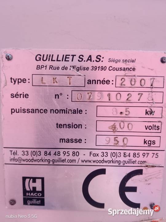 Grubościówka Guillet 630 mm