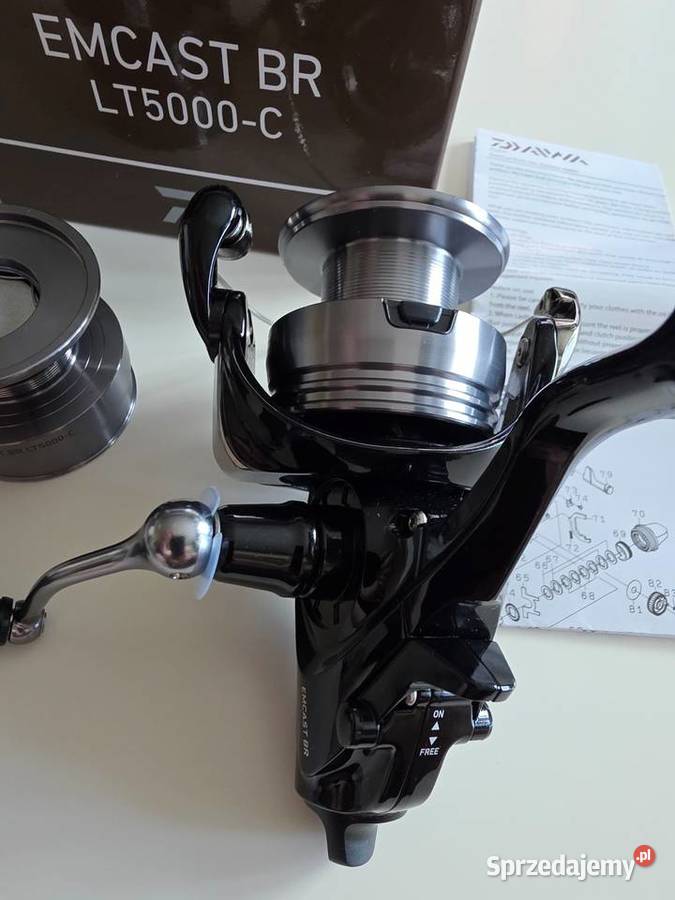 Kołowrotek Daiwa Emcast BR LT 5000C wolny bieg Zamość
