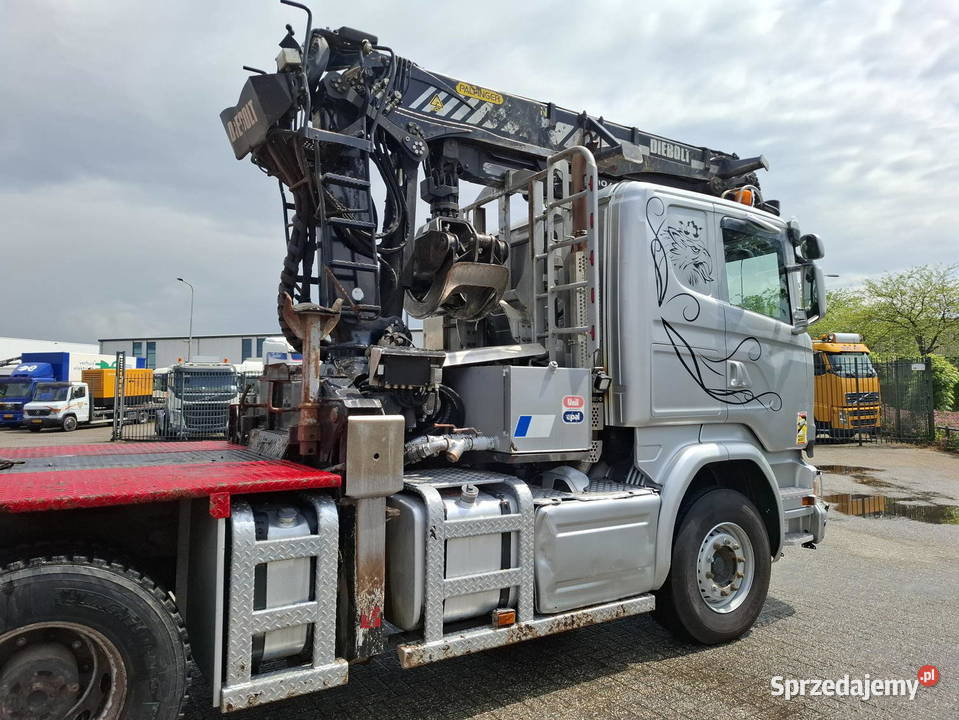 Do przewozu drewna Scania 6x4 z naczepa do Rok produkcji 2015