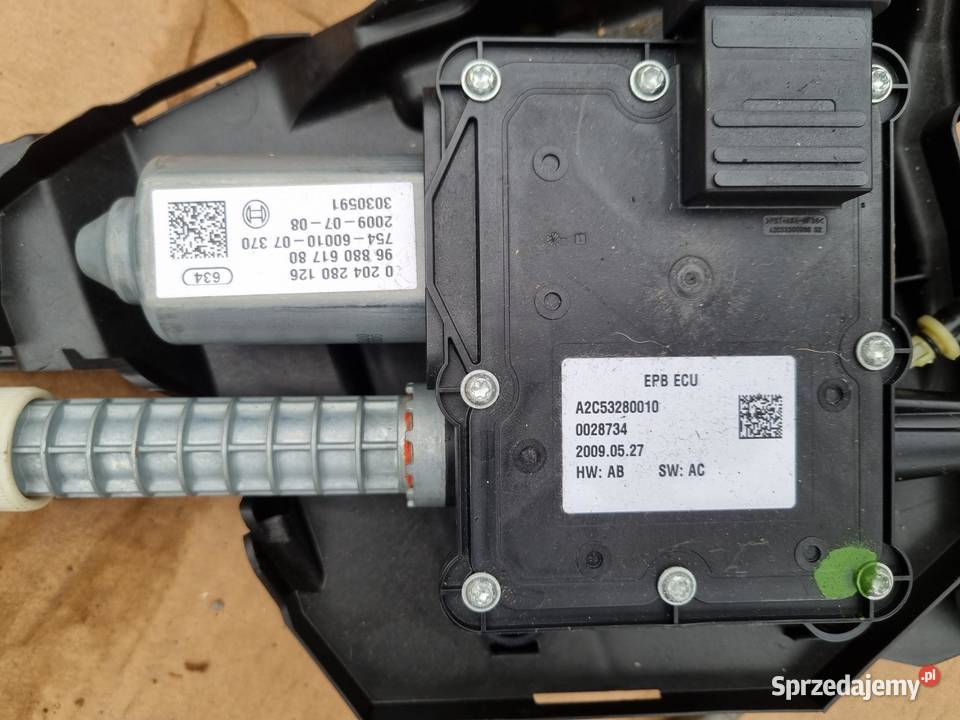 HAMULEC RĘCZNY ELEKTRYCZNY PEUGEOT 3008 I sprzedam