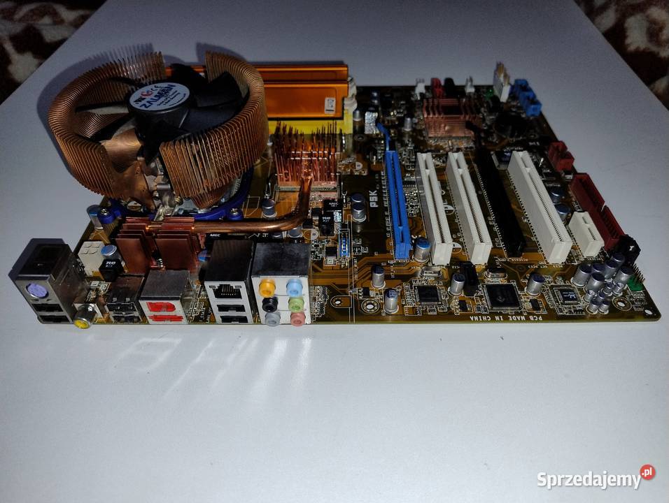 Asus P5KProcesor Radiator Pamięć Maskownica Witnica sprzedam