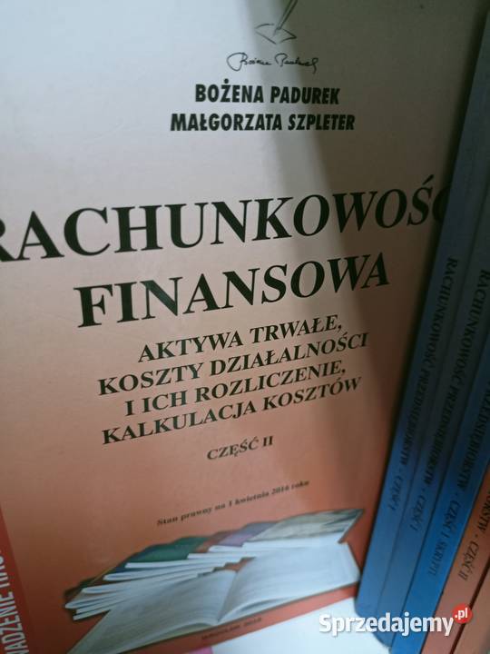 Rachunkowość finansowa aktywa trwałe Padurek mazowieckie Warszawa