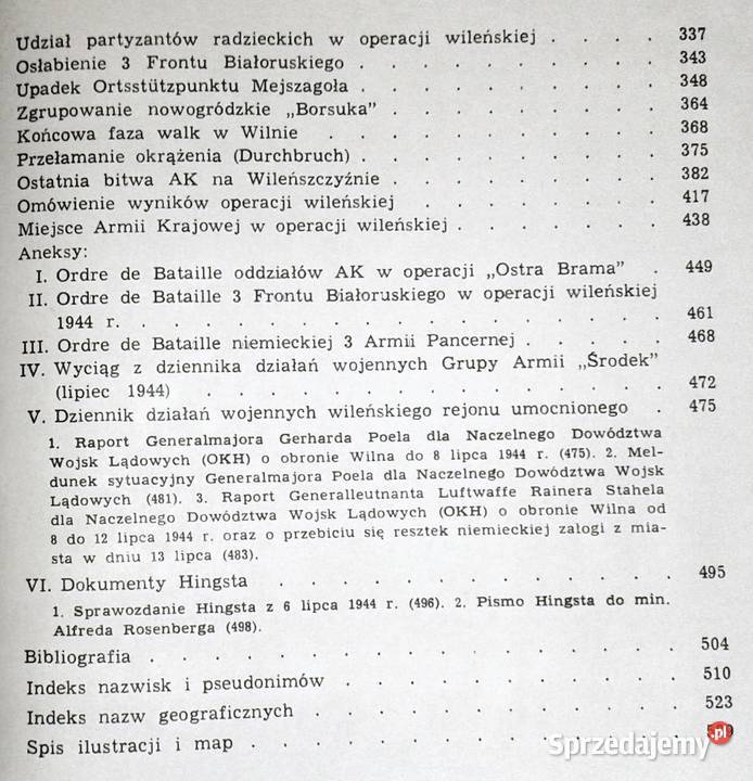 Operacja wileńska AK Roman KorabŻebryk Chełm