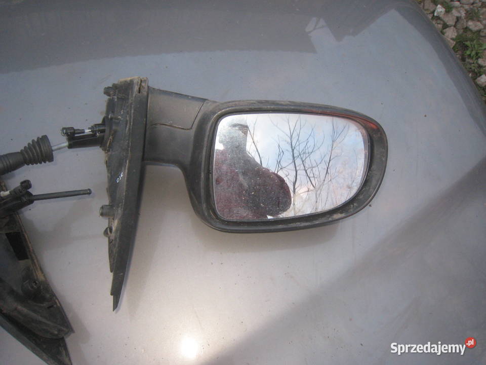 Lusterko lewe czarne nie lakierowane zewnętrzne Kraków