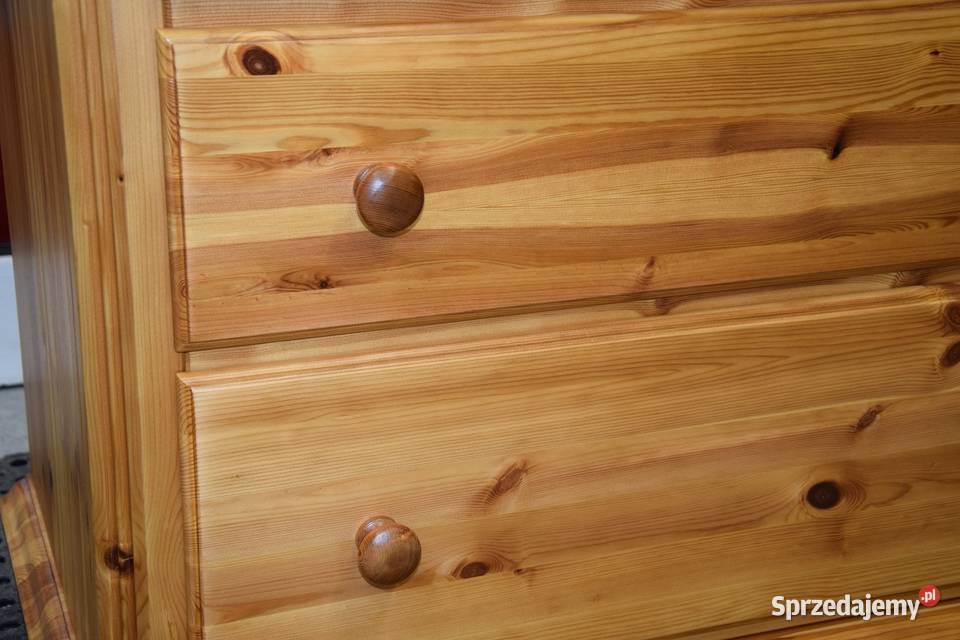 komoda z szufladami z drewna sosnowego nowa Olsztyn