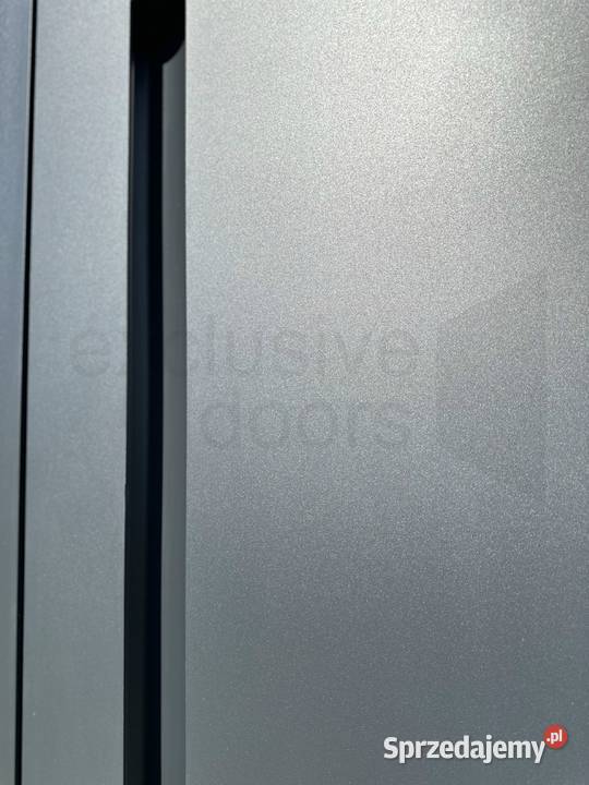 Aluminiowe drzwi RAL 7021 Struktura Sterowane małopolskie sprzedam
