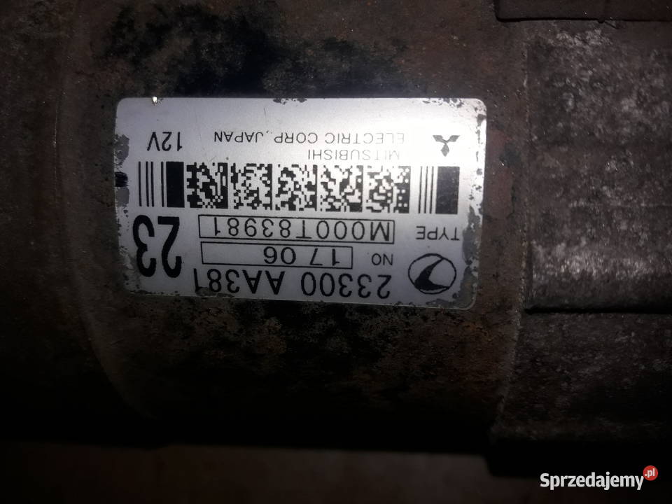 ROZRUSZNIK SUBARU IMPREZA GD Ruda Śląska sprzedam