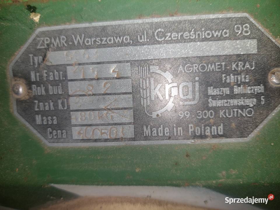 Siewnik poznaniak 3m 27m podlaskie Łopienie-Zyski