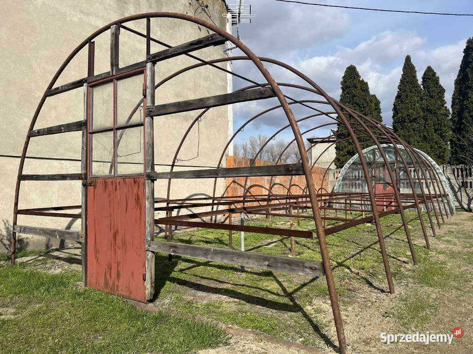 Szklarnia tunel foliowy solidna konstrukcja Piątek