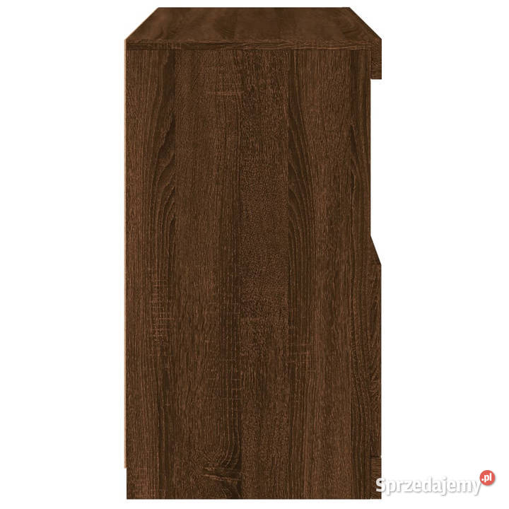 Szafka z oświetleniem LED brązowy dąb 60x37x67