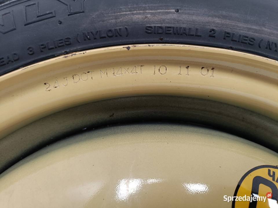 KOŁO DOJAZDOWE Mazda 2 II Demio Dojazdówka 10570 Chełm sprzedam