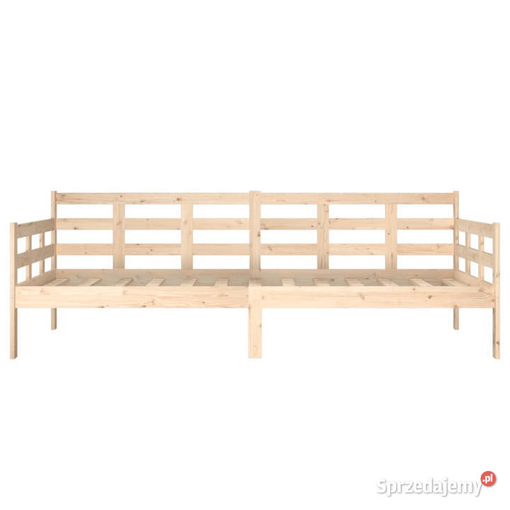 Łóżko dzienne lite drewno sosnowe 90x200 86cm