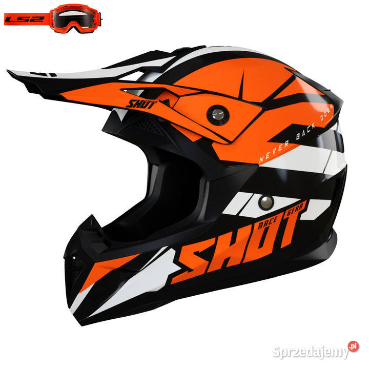 KASKGOGLE SHOT REVENGE ORANGE M Kaski i akcesoria Mrągowo